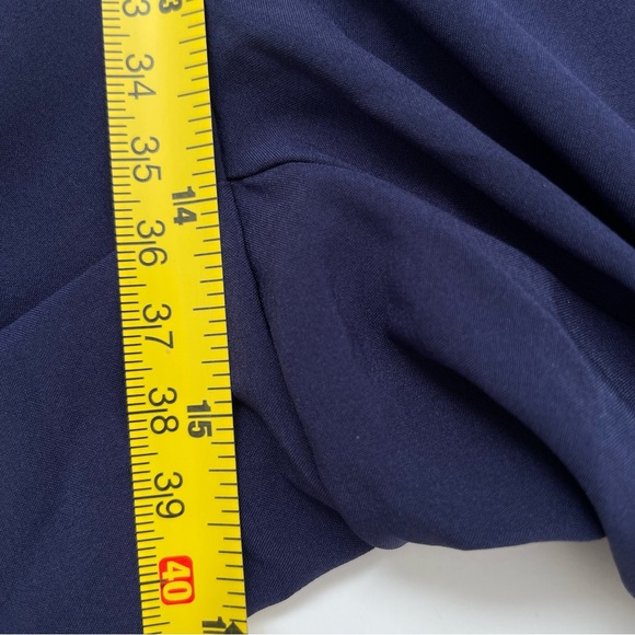 Halara Breezeful™ High Waisted Shirred Tie Wide Leg Flowy Pants XL Navy NWT - Picture 12 of 15